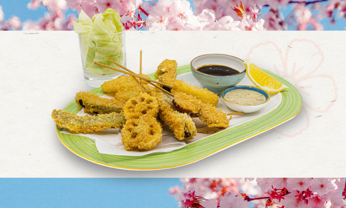 Sharing Platters for Sakura Blossom Japanese Buffet Dinner