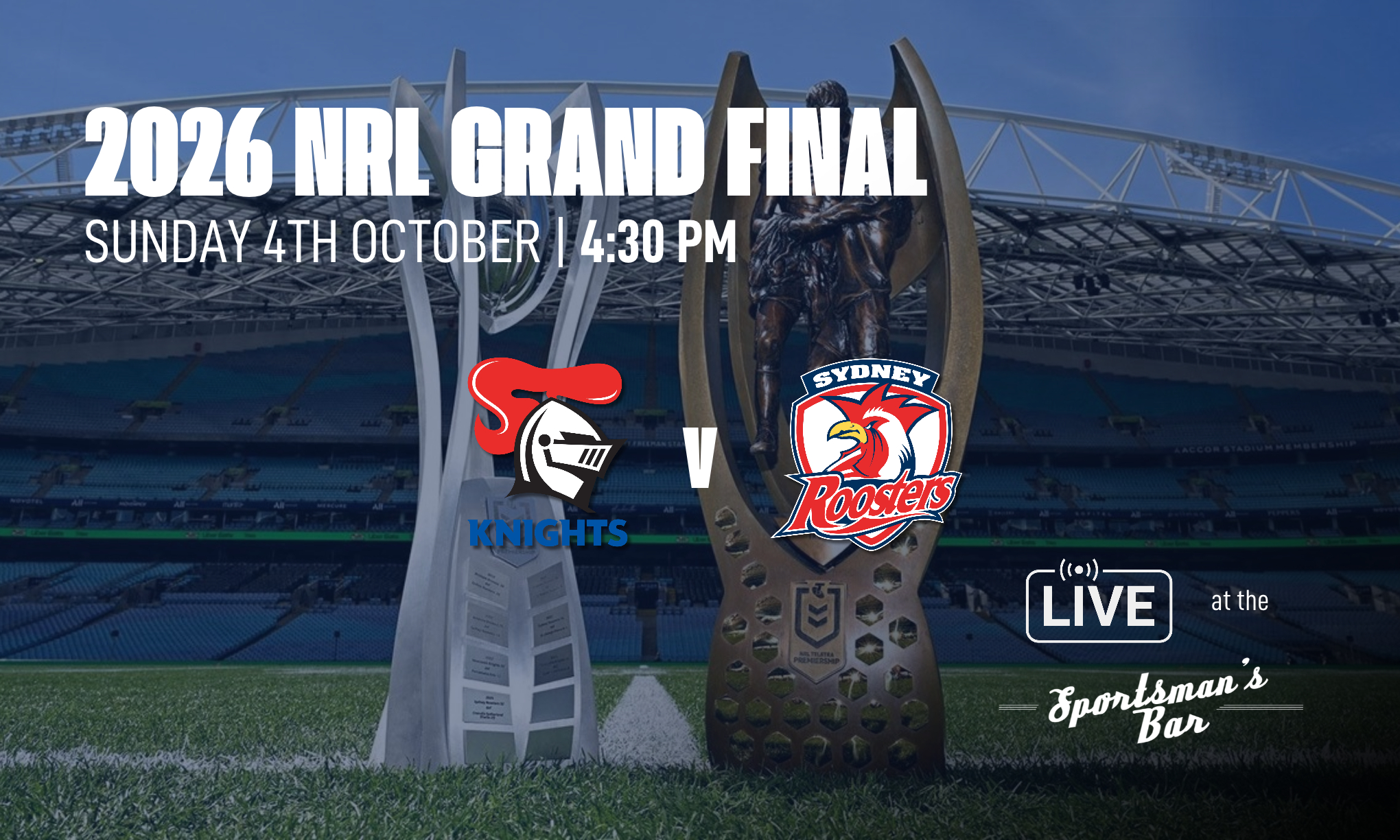 NRL Grand Finals - Live at the Sportsman's