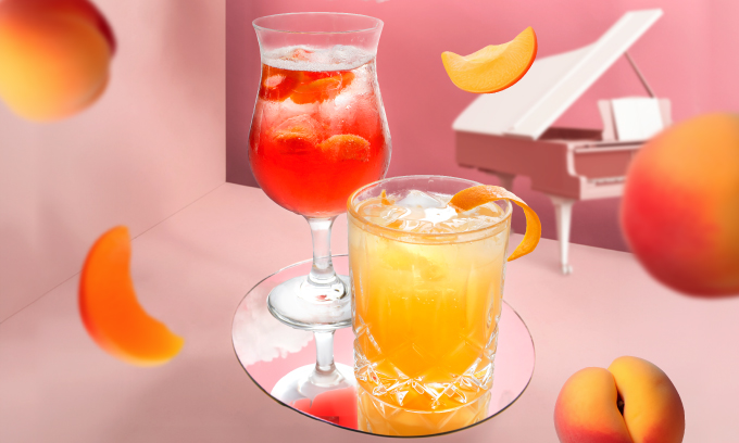 Peach Themed Drinks