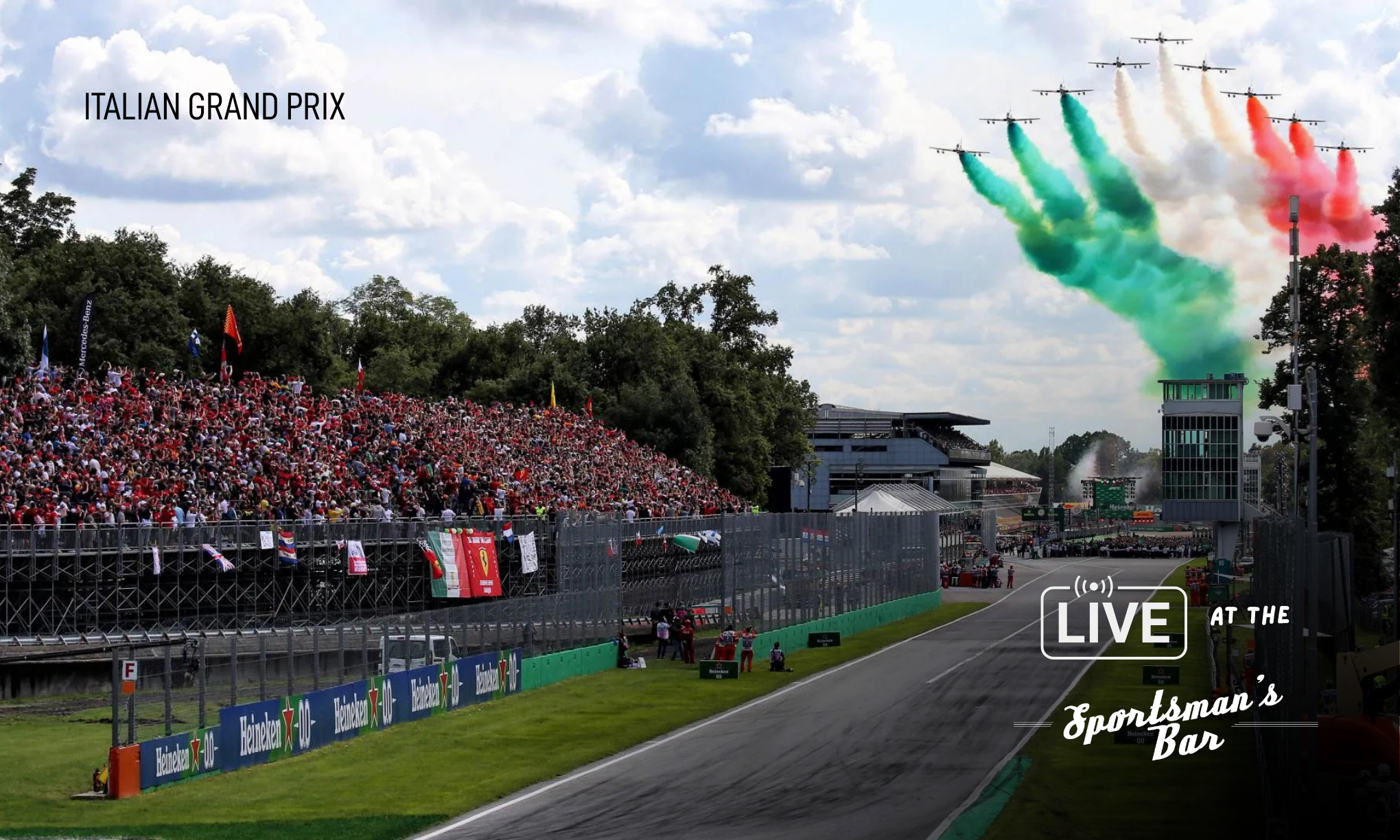 Italian Grand Prix - Live at the Sportsman's Bar