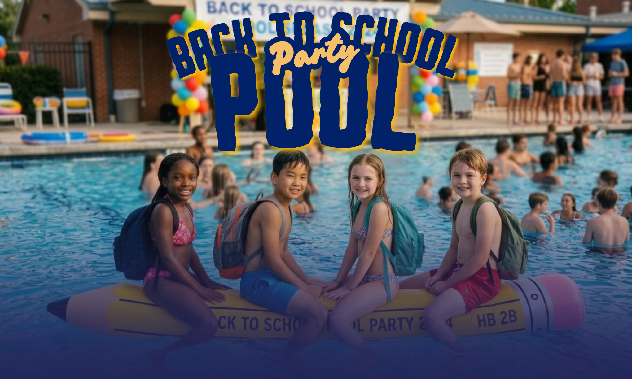 Back To School Pool Party