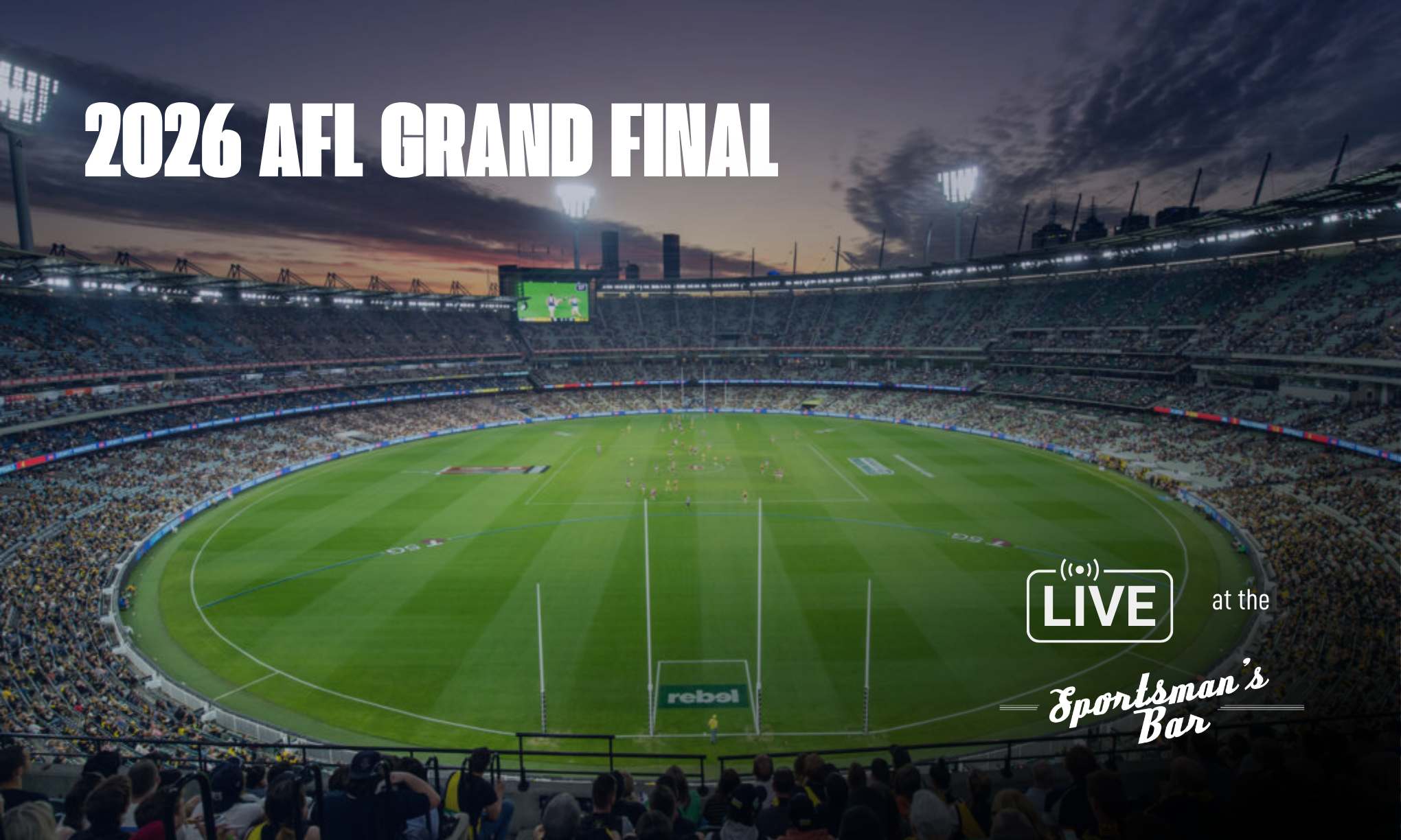 AFL Grand Final - Live at the Sportsman's