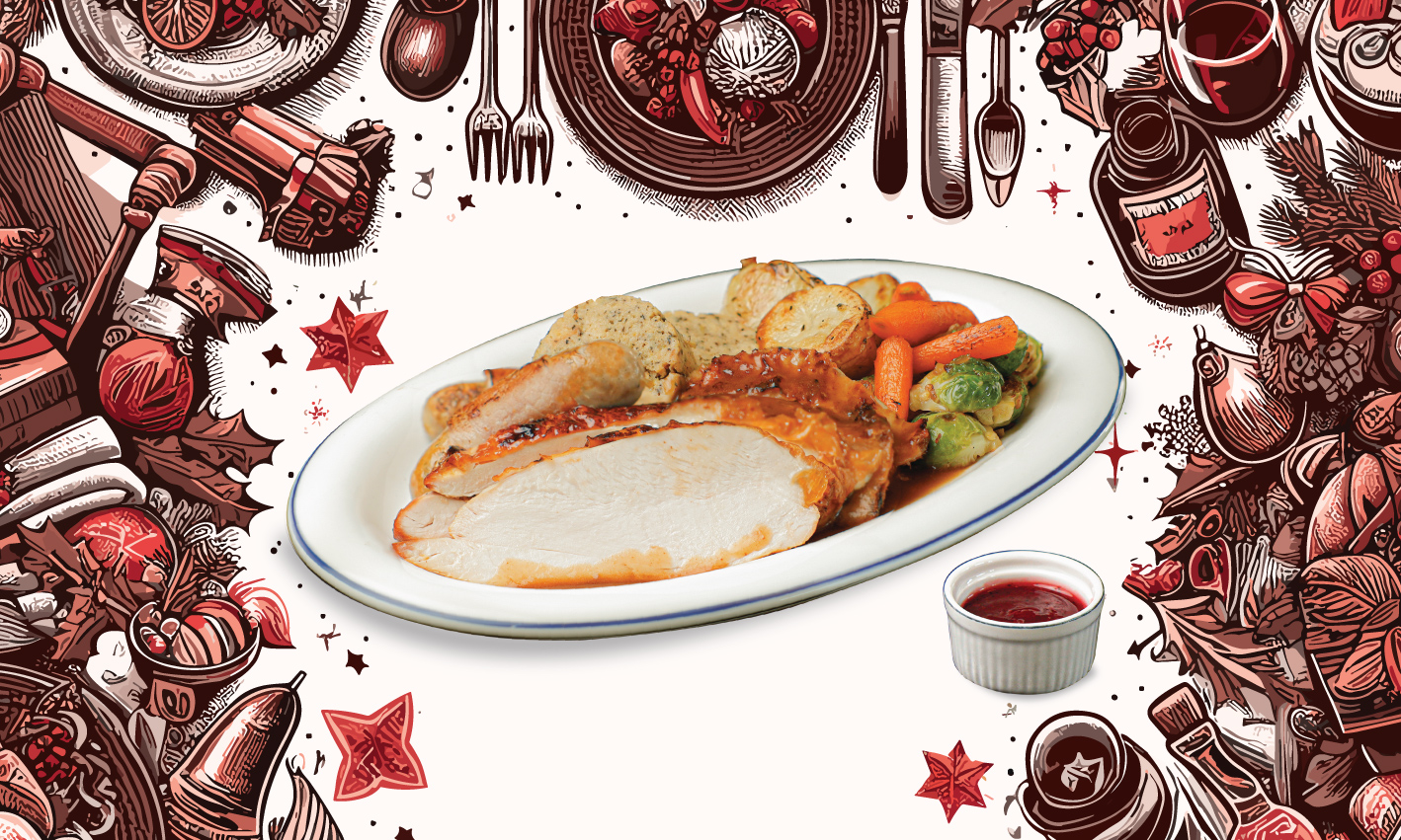 Festive Turkey Platter