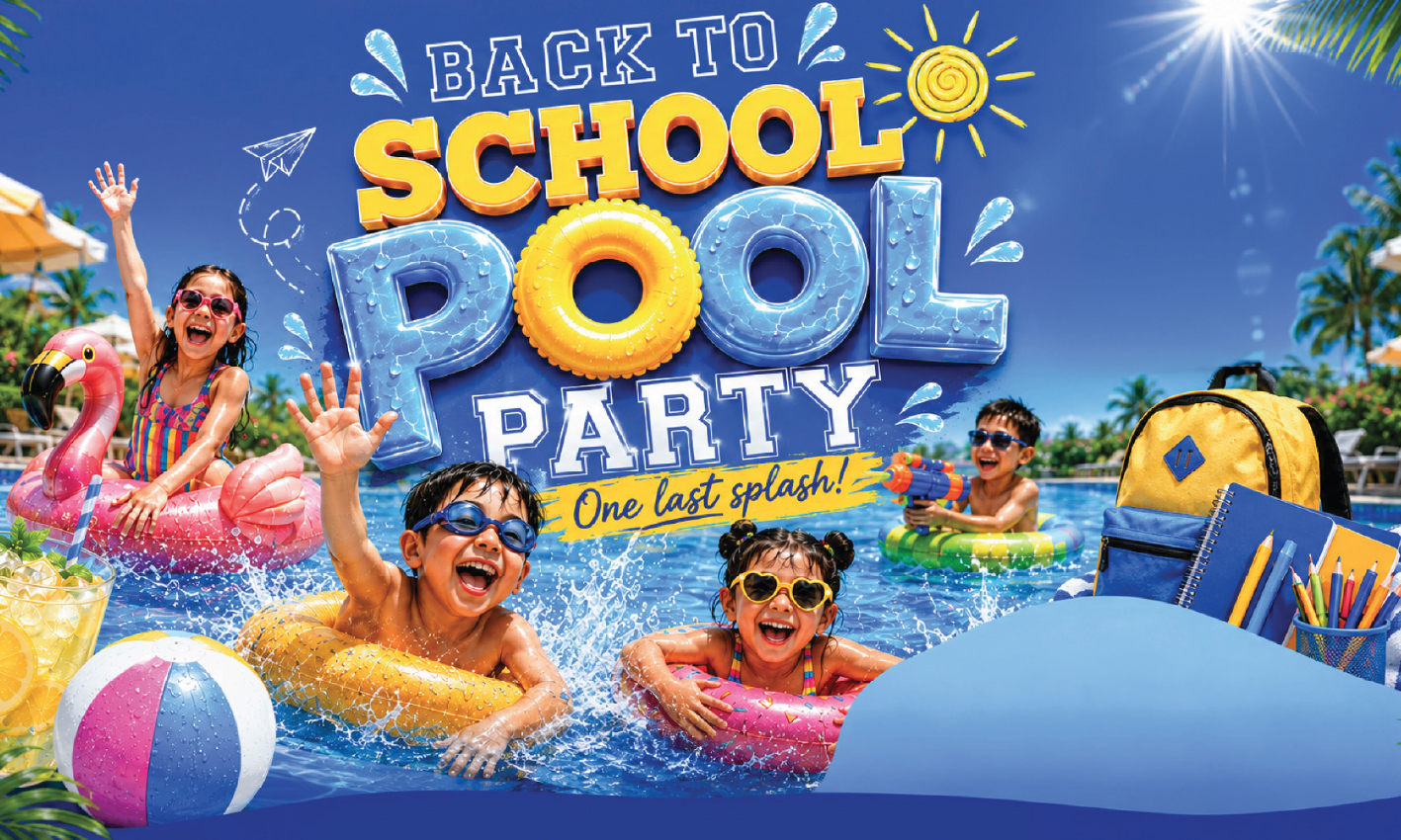 Back To School Pool Party