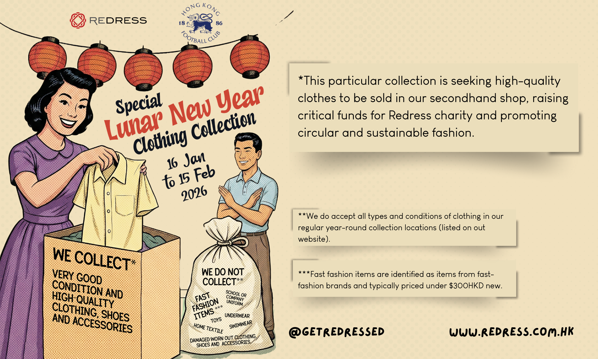 Redress Charity Clothes Collection
